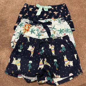 Old navy pajama shorts bundle